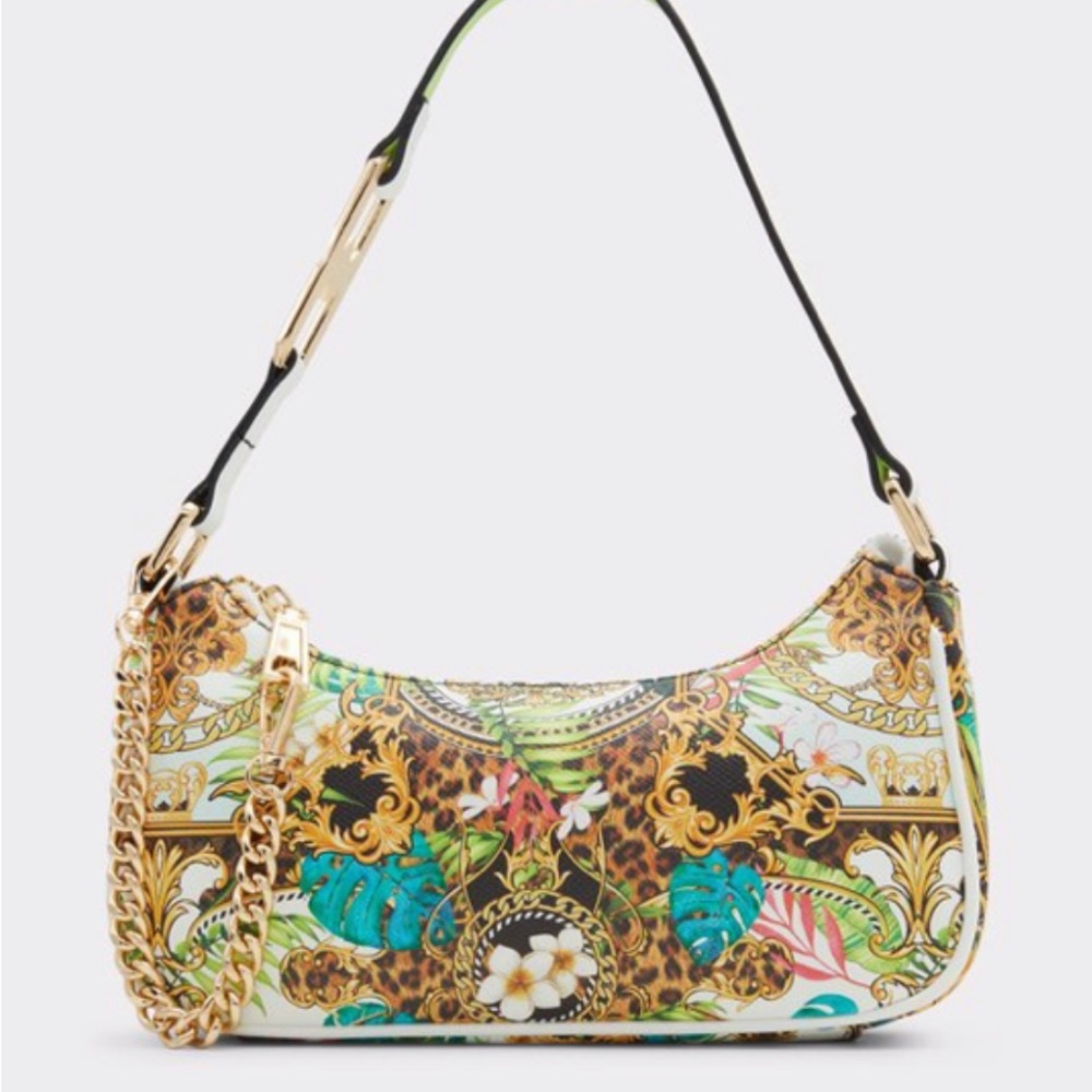 NWT ALDO Catenax multi color gold chain link convertible bag. More pics soon
